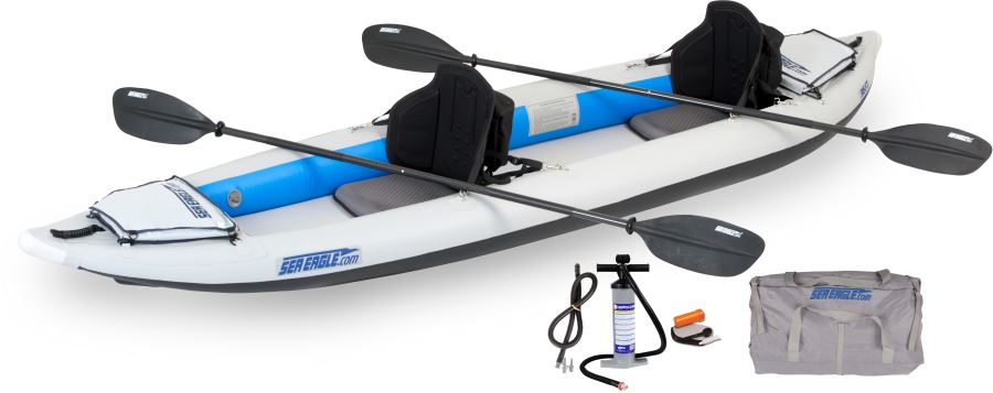Sea Eagle 385ft FastTrack Inflatable Kayak Pro Carbon Package  Side view