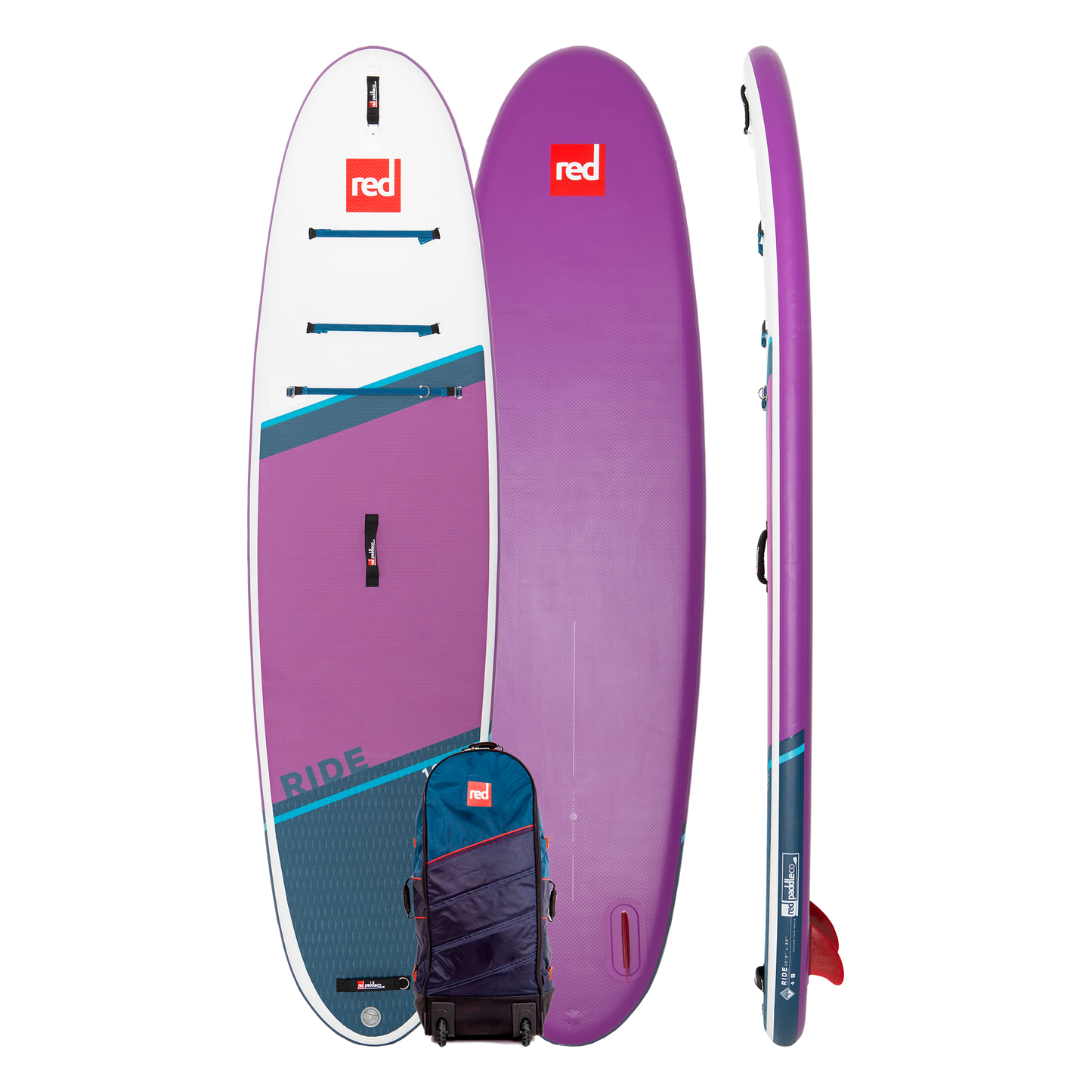2022 Red Paddle Co 10'6" Ride Inflatable SUP (Purple)