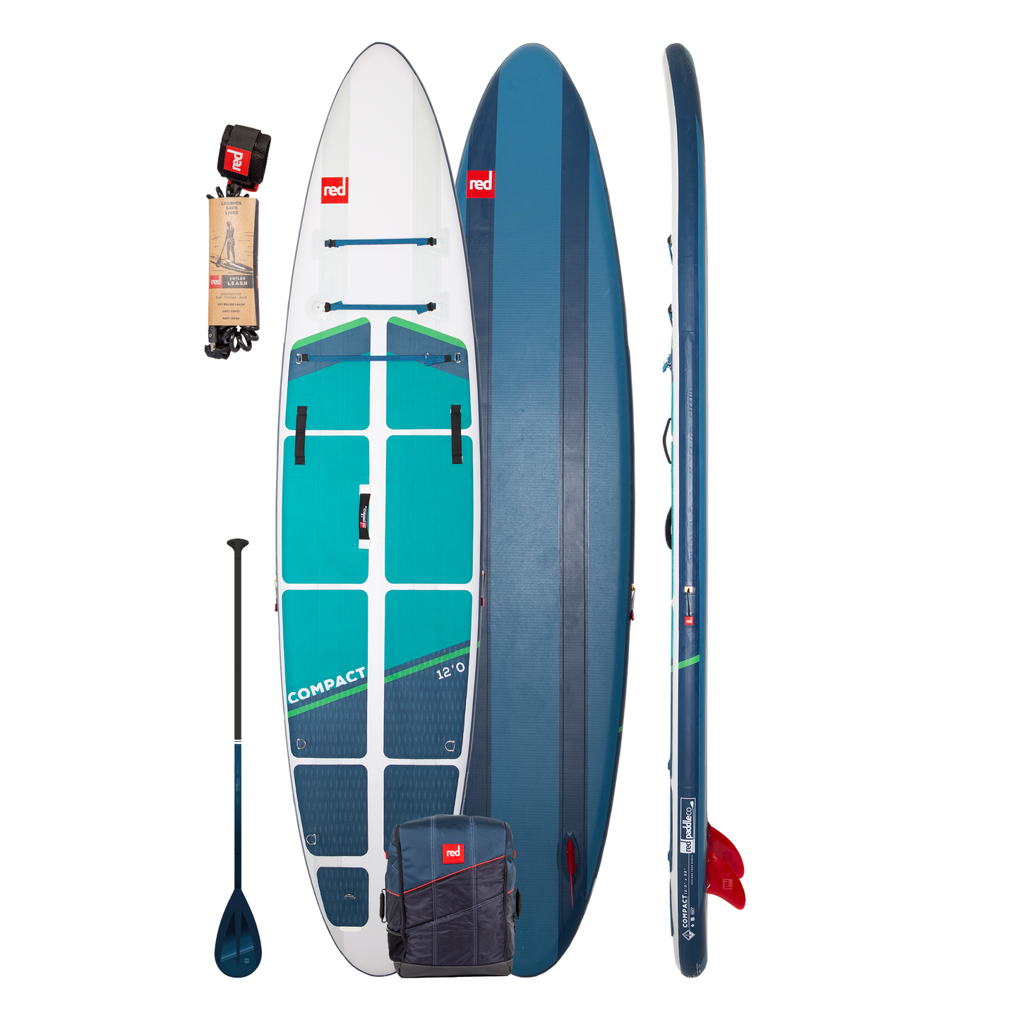 2022 Red Paddle Co 12'0" Compact Inflatable SUP Package