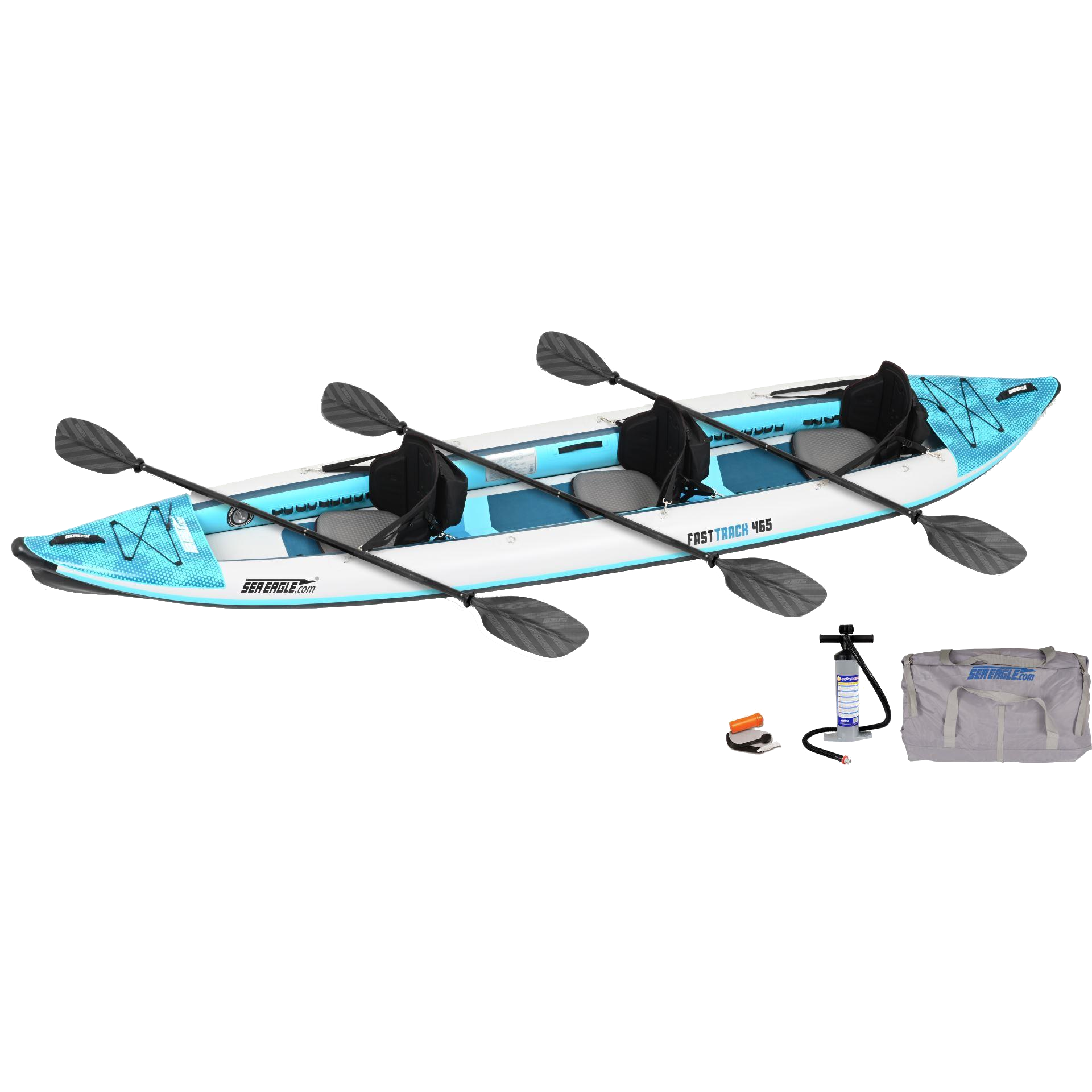 Sea Eagle 465ft FastTrack V-Bottom Inflatable Kayak Pro Package