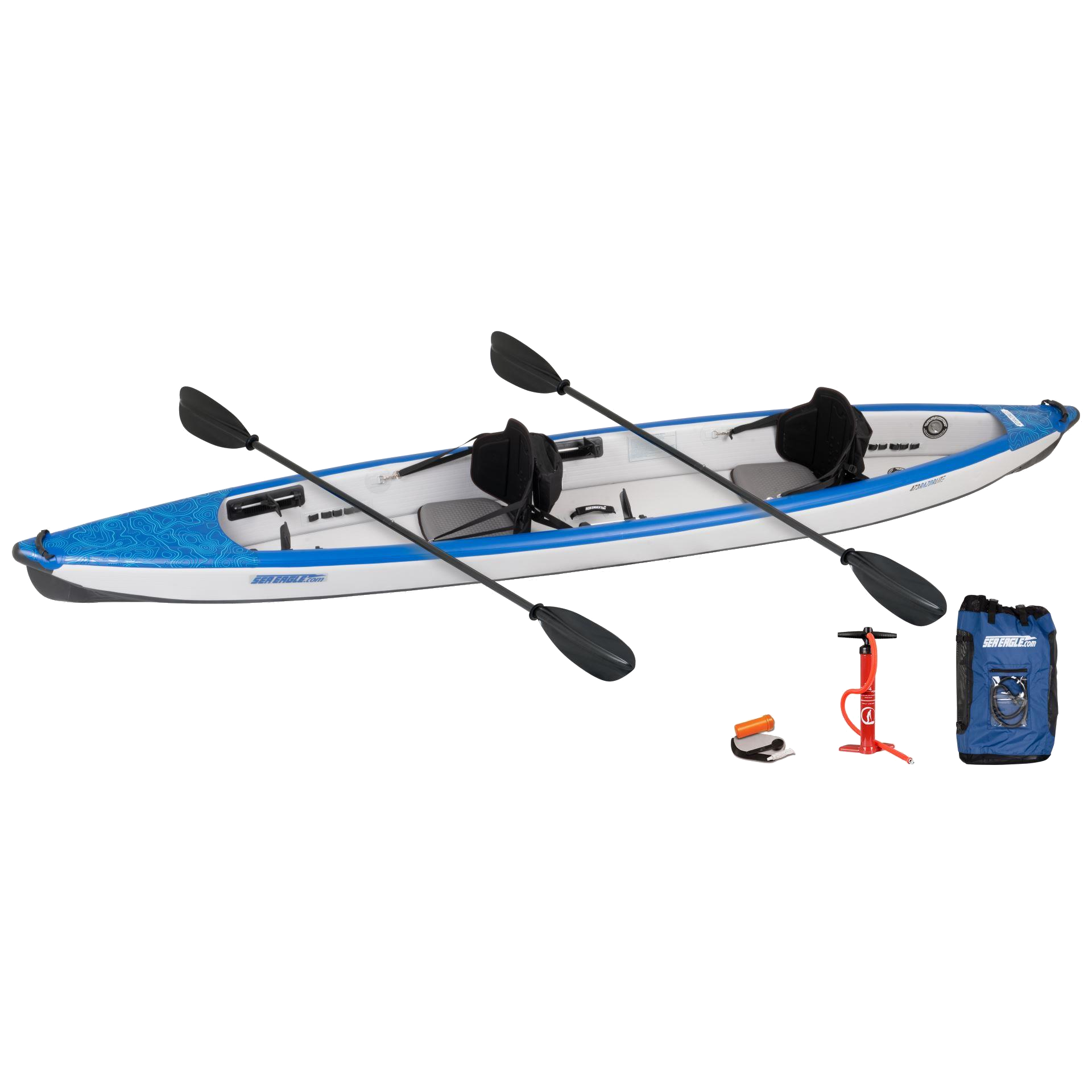 Sea Eagle Razorlite 473rl Inflatable Kayak Pro Carbon Tandem Package