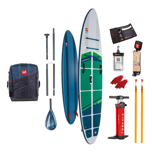 2023 Red Paddle Co 12'0" Compact Inflatable SUP Package