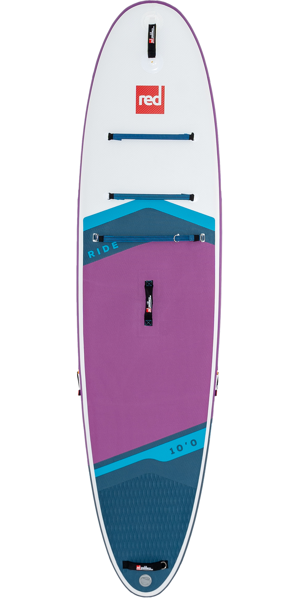 2023 Red Paddle Co 10' Ride Inflatable SUP (Purple) Front