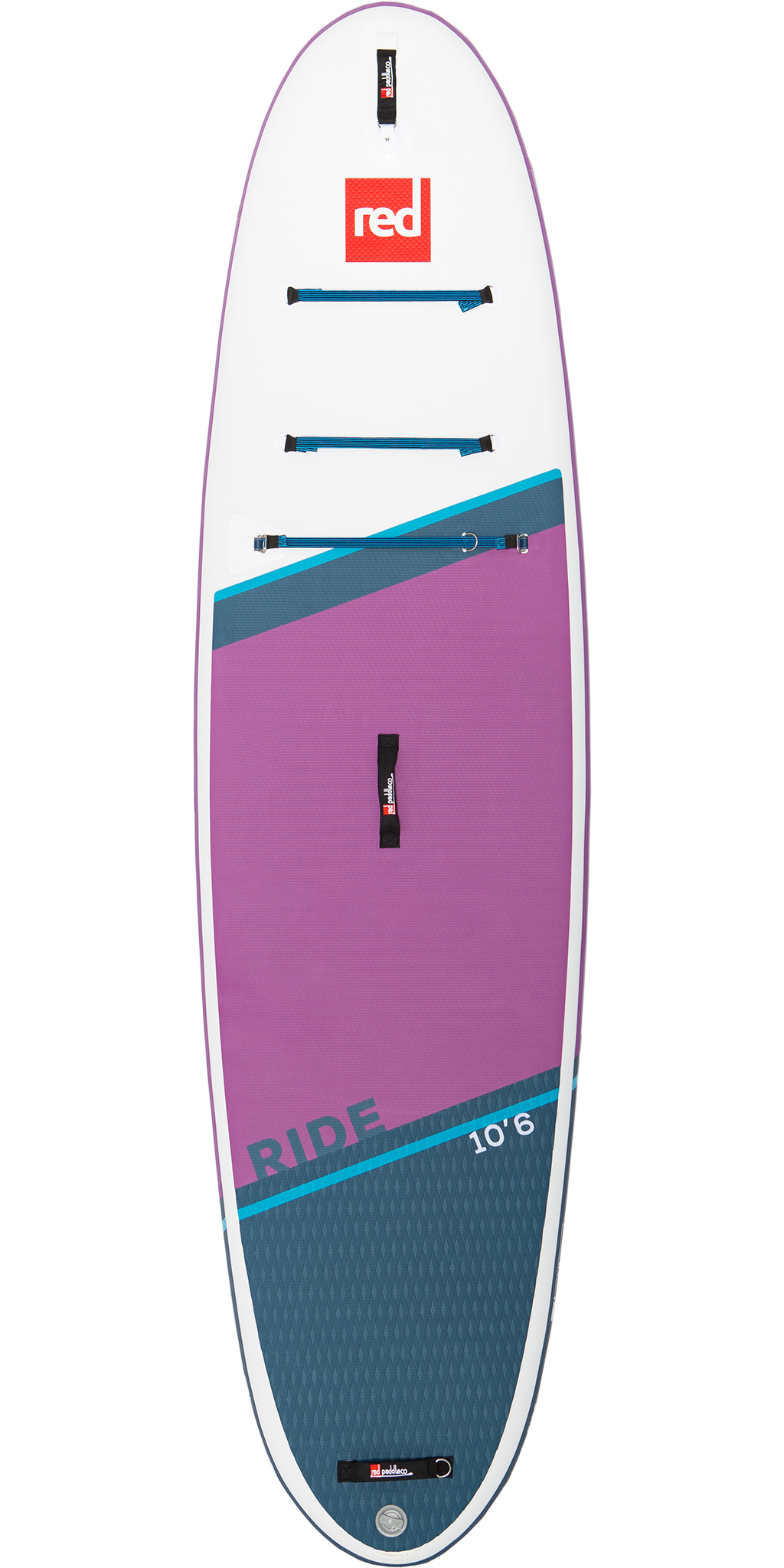 2022 Red Paddle Co 10'6" Ride Inflatable SUP (Purple) Front