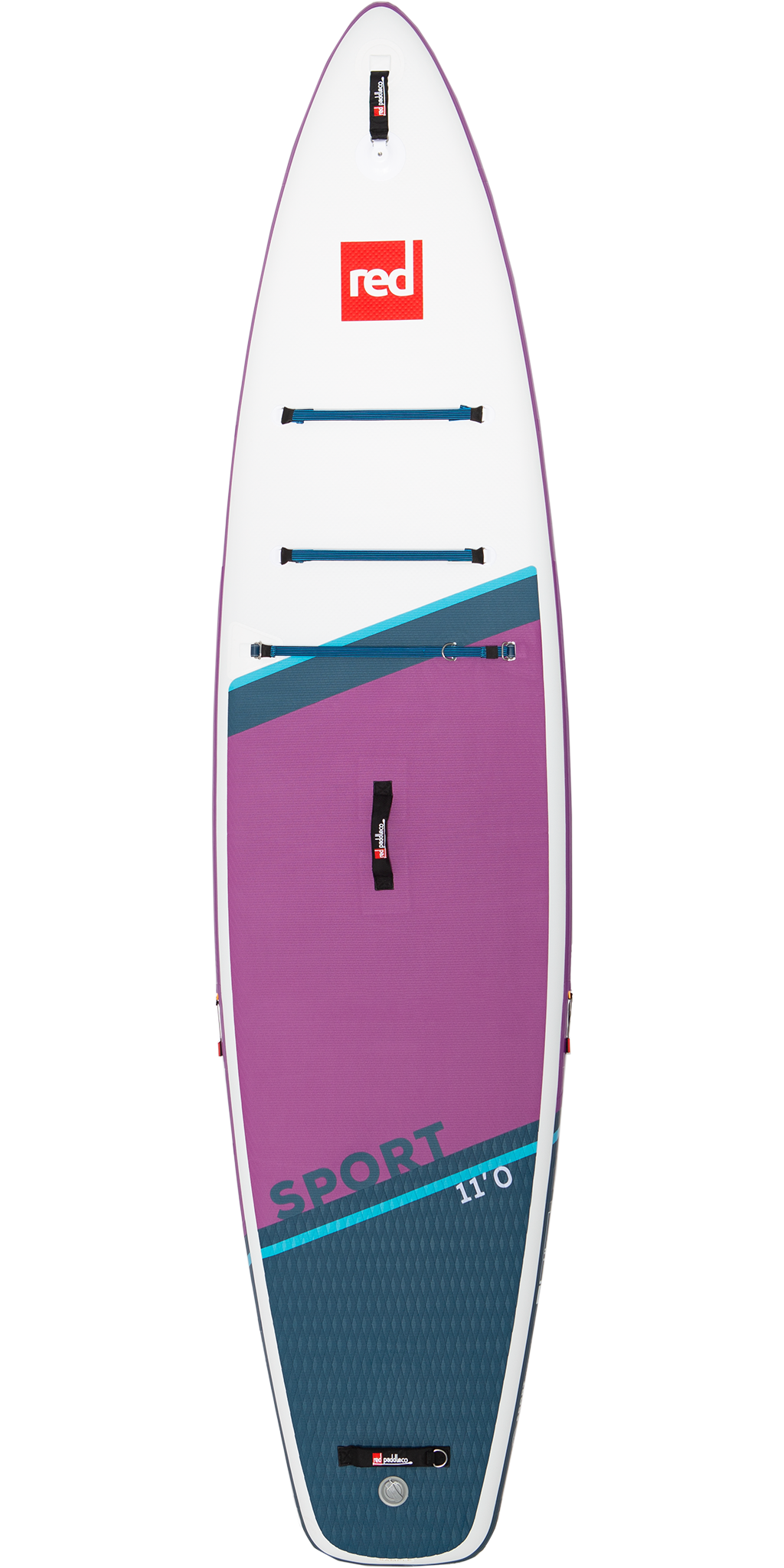 2022 Red Paddle Co 11'0" Sport Purple Inflatable SUP Front