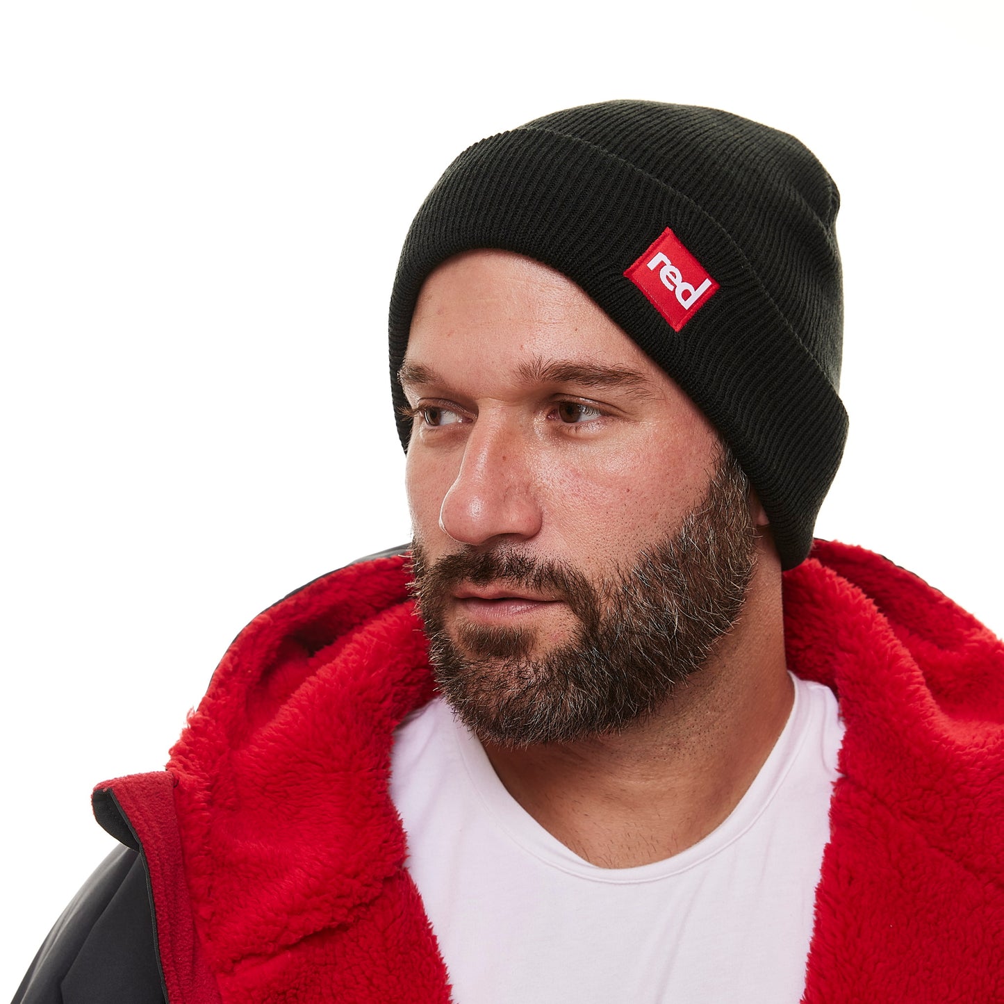 Red Original Voyager Beanie - Charcoal