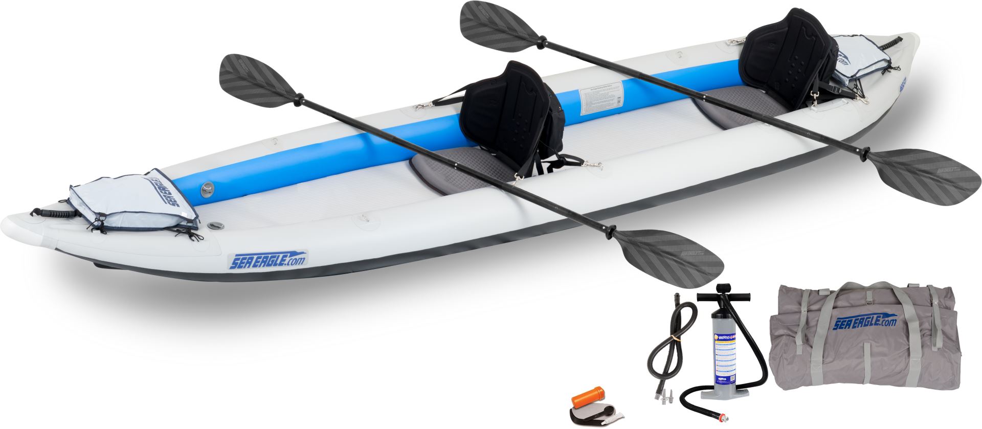 Sea Eagle 465ft FastTrack Inflatable Kayak Pro 2 Person Package – Red ...