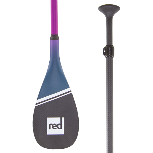 Red Hybrid 3PC Adjustable SUP Paddle (Purple)