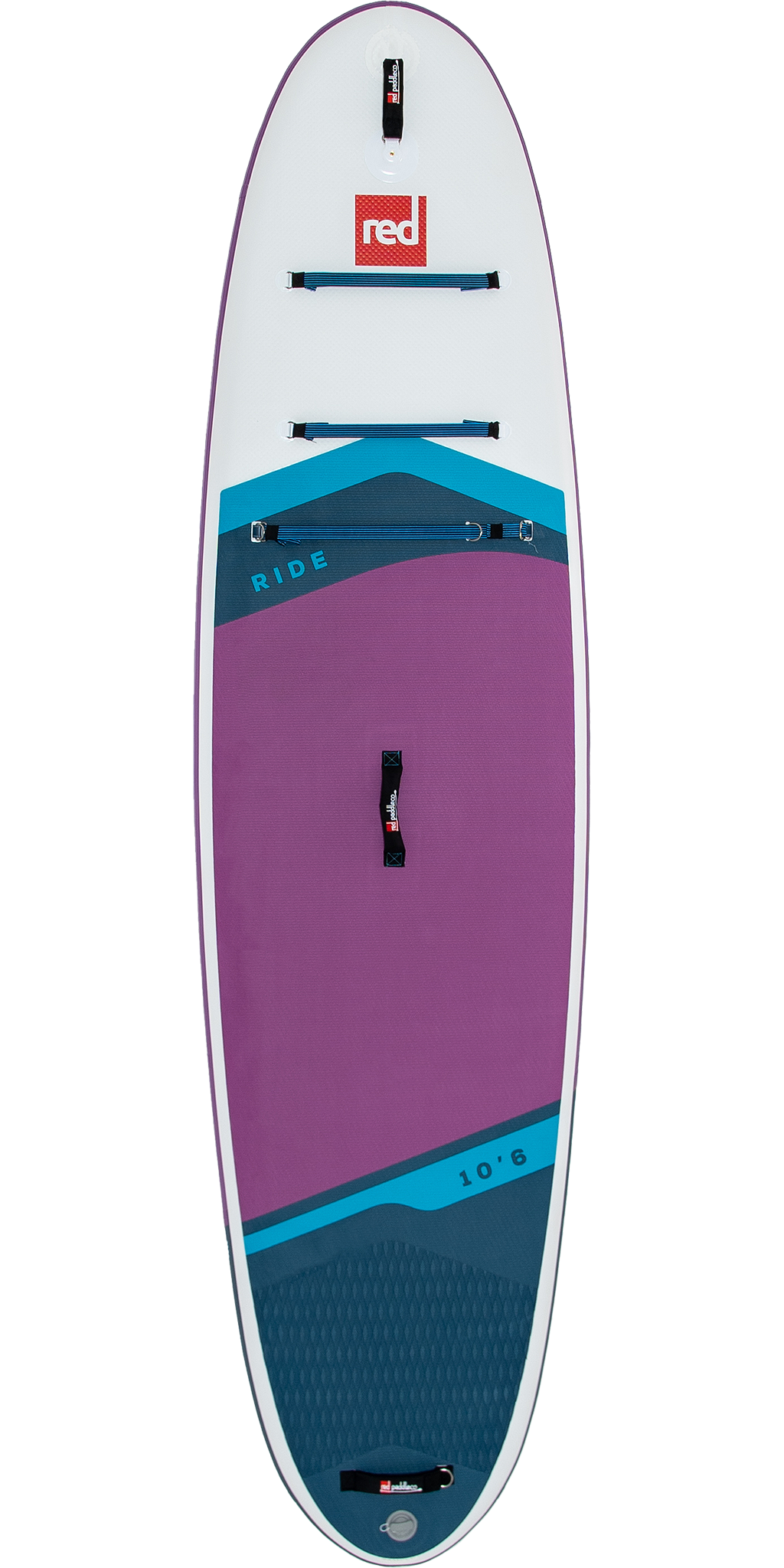 2023 Red Paddle Co 10'6" Ride Inflatable SUP (Purple) Front