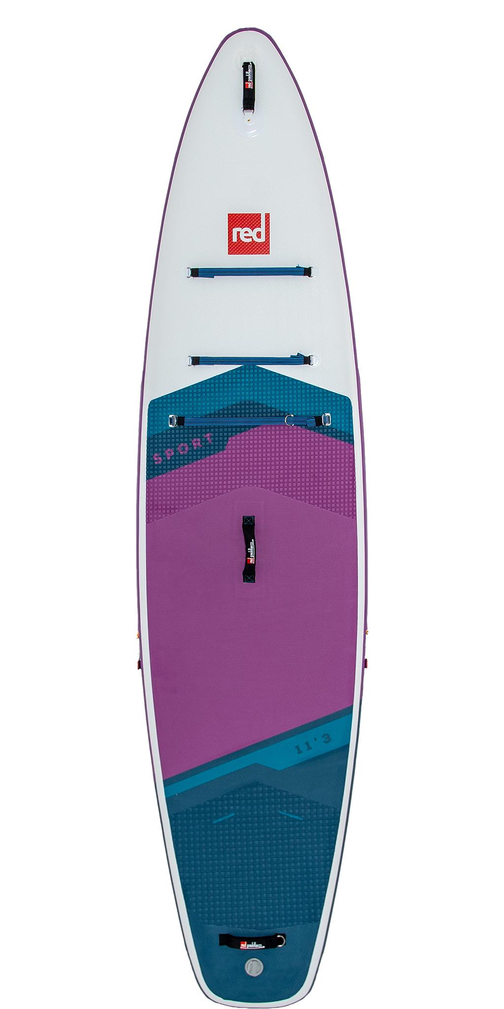 2023 Red Paddle Co 11'3" Sport Inflatable SUP (purple) Front