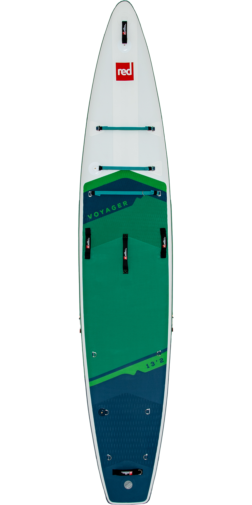 2023 Red Paddle Co 13'2" Voyager Inflatable SUP Front